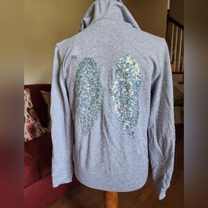 Victoria's Secret Gray Long Sleeve Fitted Sweatshirt